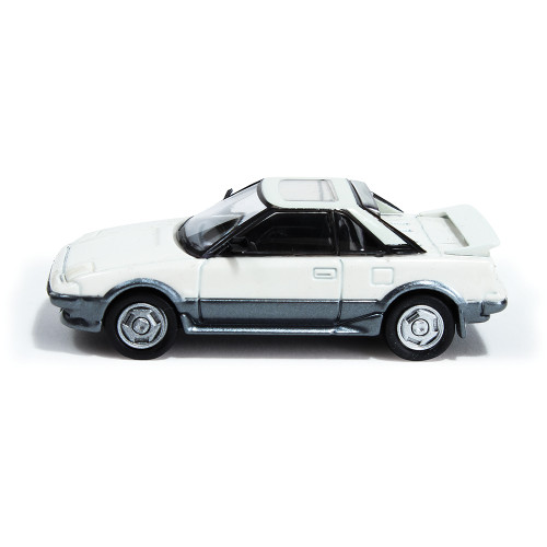 1985 Toyota MR2 MK1 - White/ Silver 1:64 Scale Diecast Model Car by Paragon Models Alt Image 3