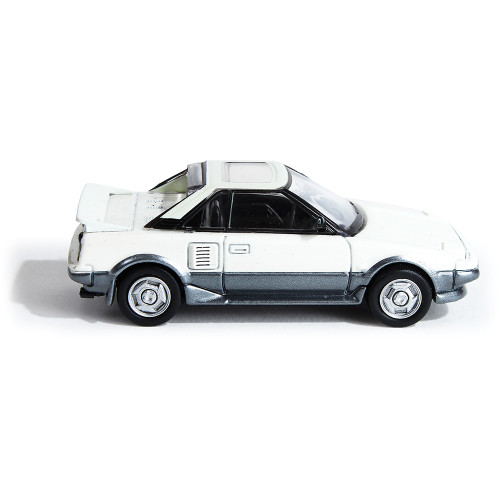 1985 Toyota MR2 MK1 - White/ Silver 1:64 Scale Diecast Model Car by Paragon Models Alt Image 4