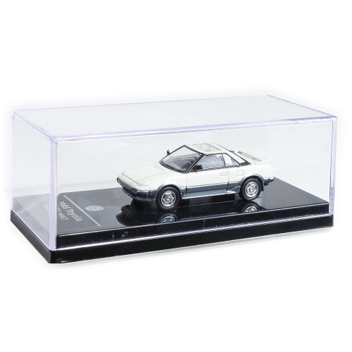 1985 Toyota MR2 MK1 - White/ Silver 1:64 Scale Diecast Model Car by Paragon Models Alt Image 6