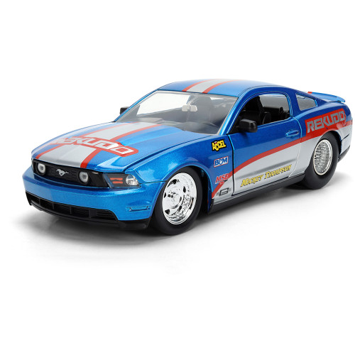 2010 Ford Mustang GT - Mickey Thompson 1:24 Scale Diecast Model Car by Jada Toys Alt Image 1