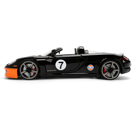 2005 Porsche Carrera GT - GULF OIL 1:24 Scale Diecast Model Car by Jada Toys Alt Image 6