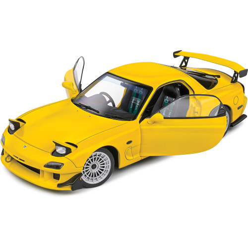 1994 Mazda RX7 FD RS Streetfighter - Yellow 1:18 Scale Diecast Model Car by Solido Alt Image 1