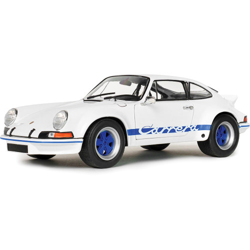1973 Porsche 911 RSR - White / Blue Carrera Stripes Main Image