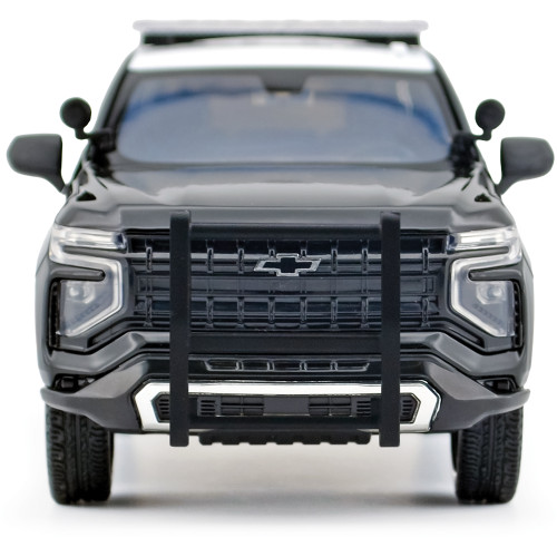2025 Chevy Tahoe PPV - LAPD - Black & White 1:24 Scale Diecast Model Truck by Motormax Alt Image 3