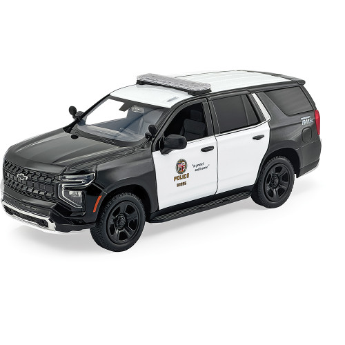 2025 Chevy Tahoe PPV - LAPD - Black & White Main Image