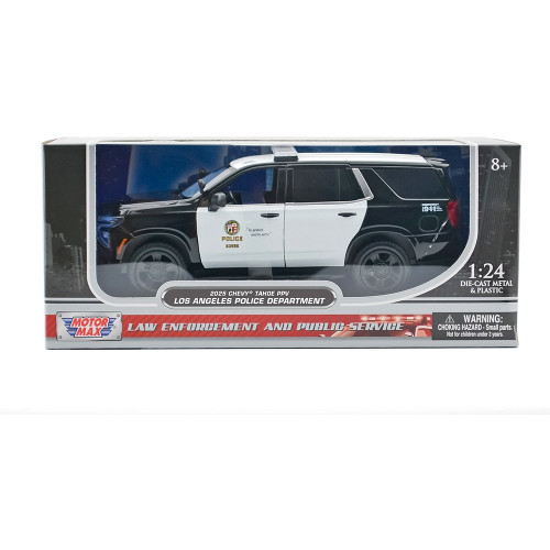2025 Chevy Tahoe PPV - LAPD - Black & White Alt Image 7