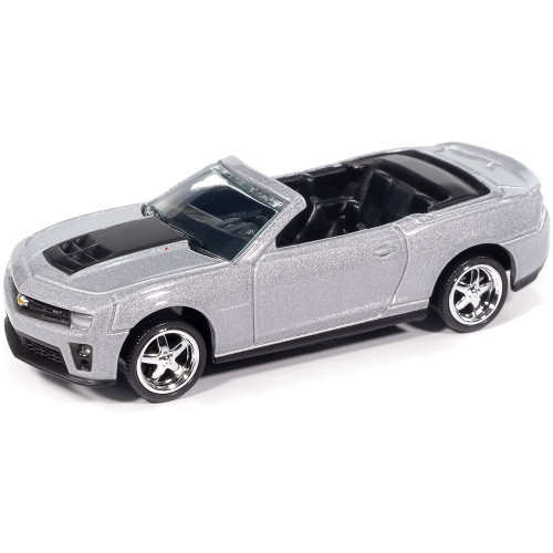 2013 Chevy Camaro ZL1 Convertible & 2017 Dodge Viper Modern Muscle 2Pack B - Blue & Green 1:64 Scale Diecast Model Car by Auto World Alt Image 2