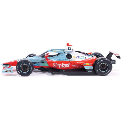 2026 NTT INDYCAR Series - #33 Ed Carpenter / Ed Carpenter Racing - Super Speedway 1:18 Scale Diecast Model Car by IXO Models Alt Image 1