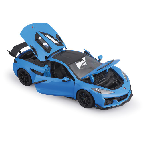 2025 C8 Corvette ZR1 Riptide Blue Diecast Model Car | Maisto