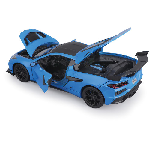 2025 C8 Corvette ZR1 - Riptide Blue 1:18 Scale Diecast Model Car by Maisto Alt Image 2