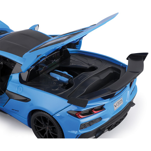 2025 C8 Corvette ZR1 Riptide Blue Diecast Model Car | Maisto