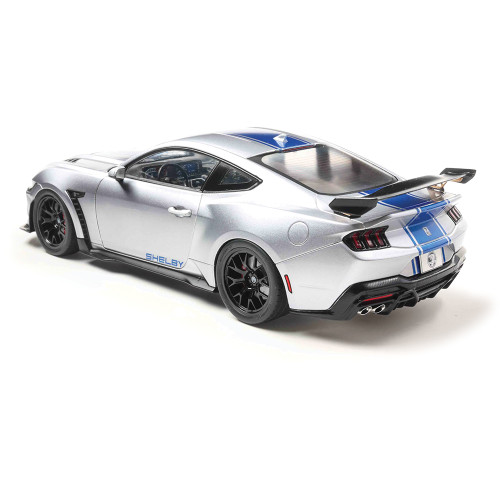 2025 Shelby Mustang Super Snake - Grey 1:18 Scale Diecast Model Car by Solido Alt Image 4