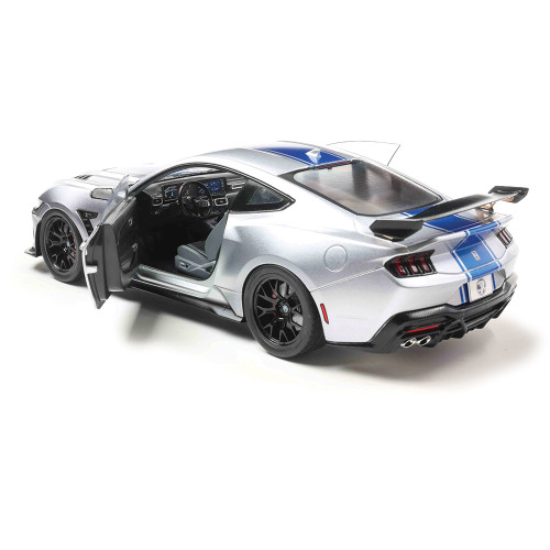 2025 Shelby Mustang Super Snake - Grey 1:18 Scale Diecast Model Car by Solido Alt Image 5