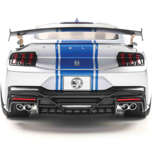 2025 Shelby Mustang Super Snake - Grey 1:18 Scale Diecast Model Car by Solido Alt Image 8