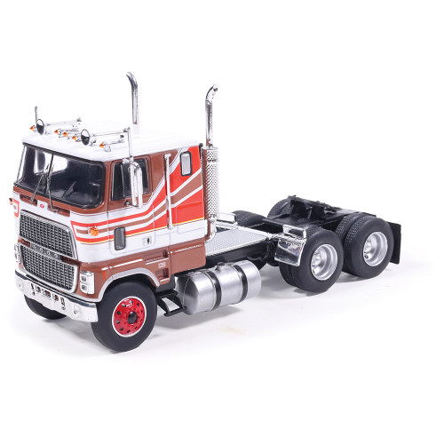 1976 Ford CL 9000 - Brown And Red 1:64 Scale Diecast Model Truck by IXO Models Main Image