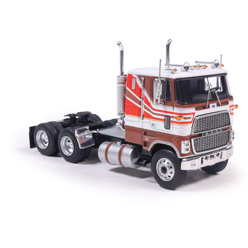 1976 Ford CL 9000 - Brown And Red 1:64 Scale Diecast Model Truck by IXO Models Alt Image 2