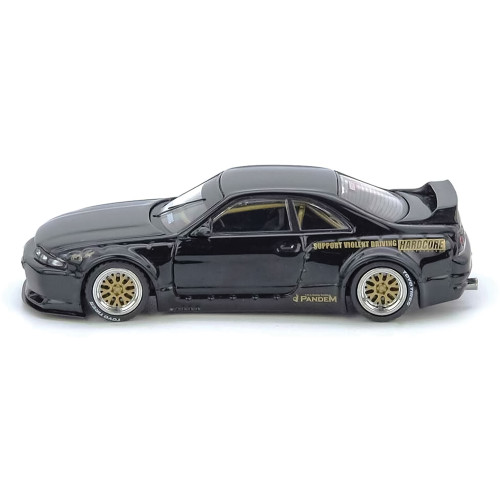 Pandem GT-R (Bcnr33) - Black 1:64 Scale Diecast Model Car by Inno Models Alt Image 2