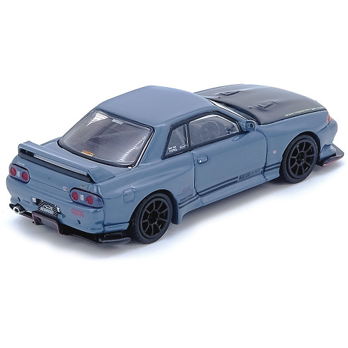 Top Secret Nissan R32 GT-R Stealth Grey 1:64 Scale Diecast Model Car by Inno Models Alt Image 1