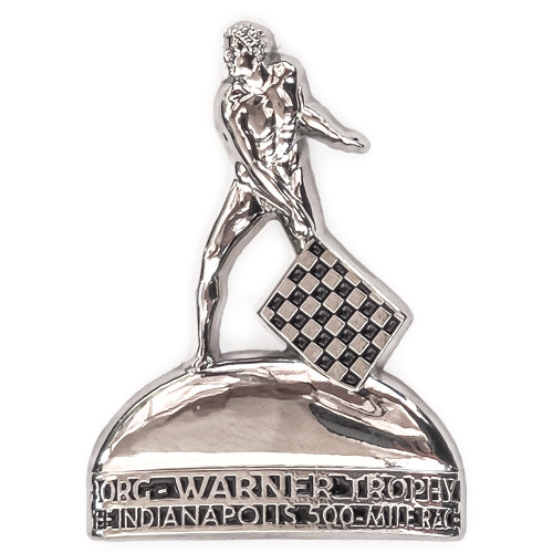 Borg-Warner Indianapolis 500-Mile Race Flag Man Pin   Main Image