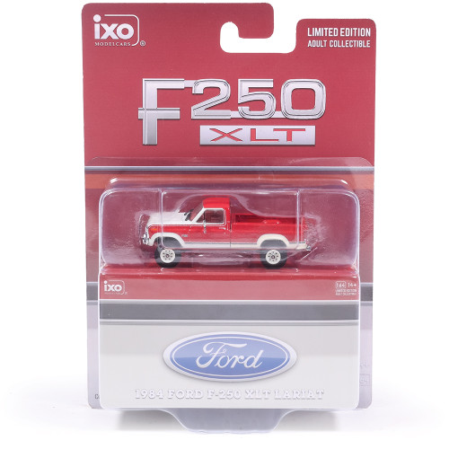 1984 Ford F-250 XLT Lariat Long Bed Styleside 4X4 - Victoria 1:64 Scale Diecast Model Truck by IXO Models Alt Image 8