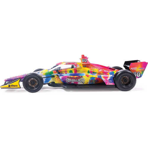 Meyer Shank Racing Commemorative Grateful Dead Indy Car 1:18 Scale Diecast Model Car by IXO Models Alt Image 1