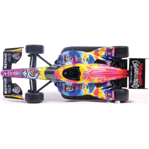 Meyer Shank Racing Commemorative Grateful Dead Indy Car 1:18 Scale Diecast Model Car by IXO Models Alt Image 2