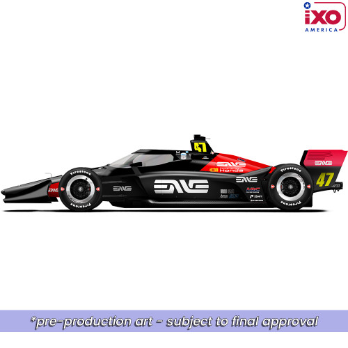 NTT INDYCAR Series - #47 Mick Schumacher Road Course 1:18 Scale Diecast Model Car by IXO Models Alt Image 1