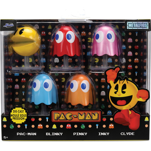 PAC-MAN 5-Pack 2.5 Metal Figures  Diecast Metal Figure by Jada Toys Alt Image 6