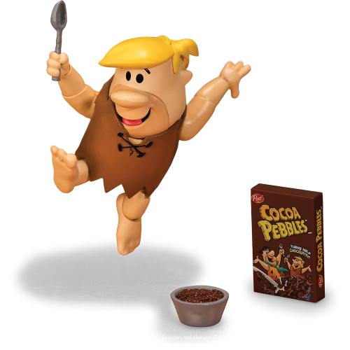 Cocoa Pebbles - Barney Rubble Articulated Figure 1:12 Scale Figurine by Jada Toys Alt Image 2