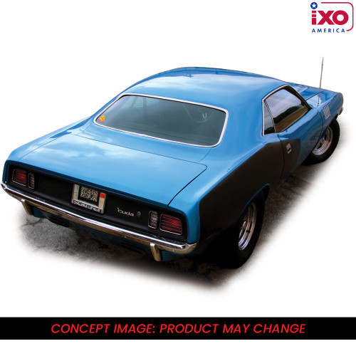 1971 Plymouth Hemi 'Cuda - B5 Blue 1:43 Scale Diecast Model Car by IXO Models Alt Image 1