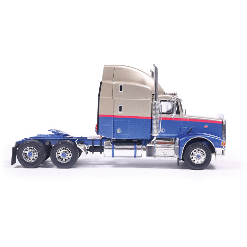 2014 Peterbilt 388 - Blue and Champagne 1:43 Scale Diecast Model Truck by IXO Models Alt Image 6
