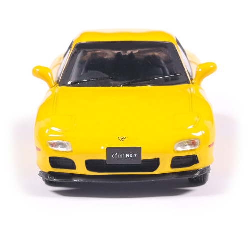 1991 Mazda RX-7 - Competition Yellow Mica 1:64 Scale Diecast Model Car by IXO Models Alt Image 5