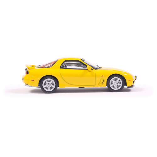 1991 Mazda RX-7 - Competition Yellow Mica 1:64 Scale Diecast Model Car by IXO Models Alt Image 7