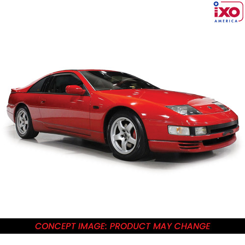 1989 Nissan Fairlady Z - Cherry Red Pearl 1:64 Scale Diecast Model Car by IXO Models Alt Image 1