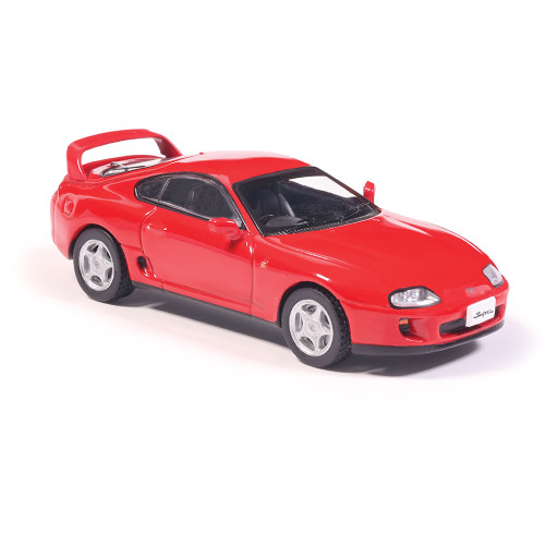 1993 Toyota Supra (JZA80) - Renaissance Red 1:64 Scale Diecast Model Car by IXO Models Alt Image 2