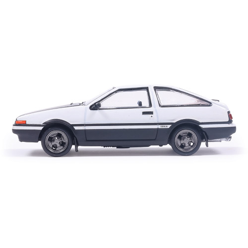 1983 Toyota Sprinter Trueno (AE86) - Black and White 1:64 Scale  by IXO America Alt Image 4