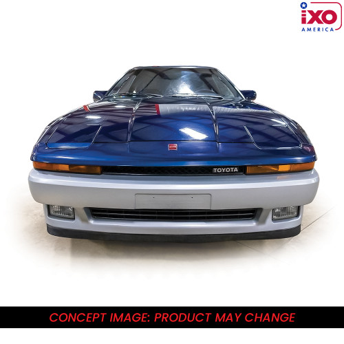 1987 Toyota Supra (A70) Dark Blue Metallic / Silver | IXO Models