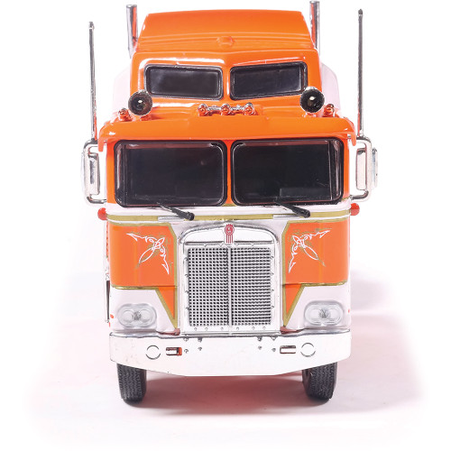 1976 Kenworth K100 Aerodyne - Orange 1:64 Scale Diecast Model Truck by IXO Models Alt Image 5