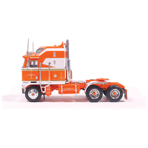 1976 Kenworth K100 Aerodyne Orange Diecast Model Truck | IXO Models