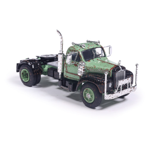 1953 Mack B61 - Rusty Green and Black 1:64 Scale Diecast Model Truck by IXO Models Alt Image 2