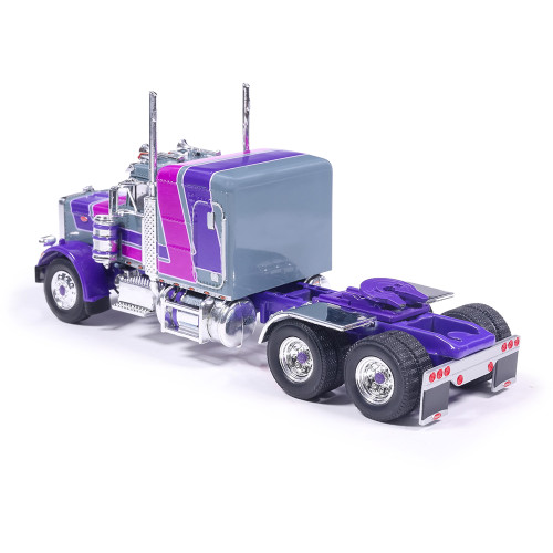 1973 Peterbilt 359 - Gray and Purple 1:64 Scale Diecast Model Truck by IXO Models Alt Image 3