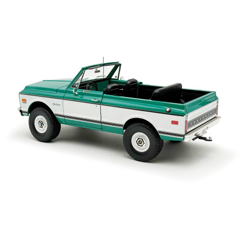 1972 Chevrolet Blazer K/5 CST Route 66 100 Years - Medium Green 1:18 Scale Diecast Model Truck by Acme Alt Image 1