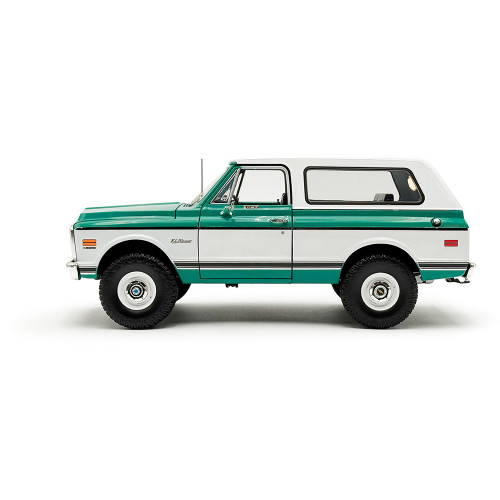 1972 Chevrolet Blazer K/5 CST Route 66 100 Years - Medium Green 1:18 Scale Diecast Model Truck by Acme Alt Image 2
