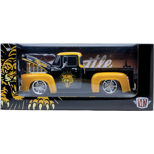 1956 Ford F-100 Custom - Throttle 1:24 Scale Diecast Model Truck by M2 Machines Alt Image 2