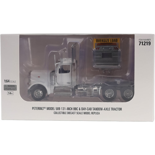 Peterbilt Model 589 BBC Day-Cab Tandem-Axle Truck Tractor 1:64 Scale Diecast Model Truck by Diecast Masters Alt Image 8