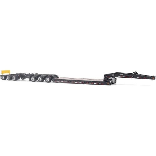 Trail King TK170 Hydraulic Detachable Gooseneck Lowboy Trailer with Jeep & Booster 1:64 Scale Diecast Model Truck by Diecast Masters Alt Image 2