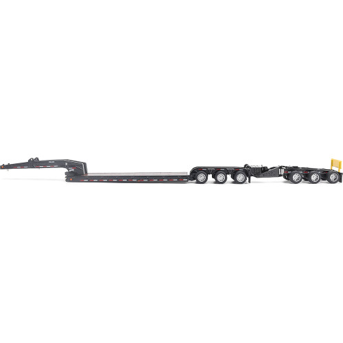 Trail King TK170 Hydraulic Detachable Gooseneck Lowboy Trailer with Jeep & Booster 1:64 Scale Diecast Model Truck by Diecast Masters Alt Image 4