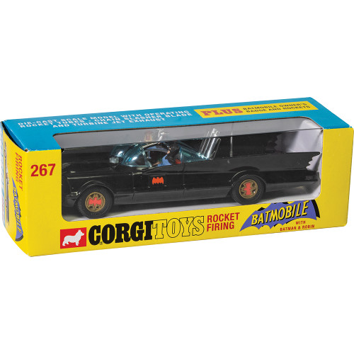 Batmobile with Batman and Robin 1:46 Scale Diecast Model Car by Corgi Alt Image 5
