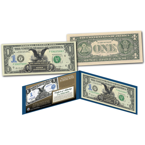 1899 Series $1 Black Eagle Federal Reserve Replica Note  Merrick Mint (BLACK_EAGLE_ONE ) Main Image