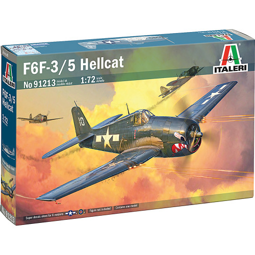F6F-3/5 Hellcat 1/72 Kit 1:72 scale Plastic by Italeri Main Image